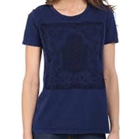 Lucky Brand Embroidered Hamsa Hand Tee - Picture 4 of 4